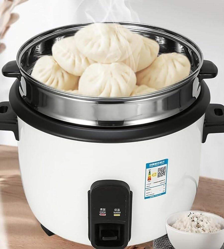 SC-1600 10L Commercial Rice Cooker – Heavy-Duty Non-Stick Pot with Stainless Steel Basket & Lid, 1600W