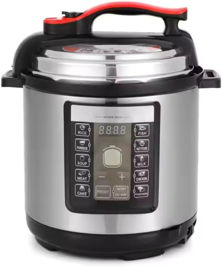 6L Digital Pressure Cooker – 10-in-1 Electric Multi-Cooker with Non-Stick Pot & Smart Presets