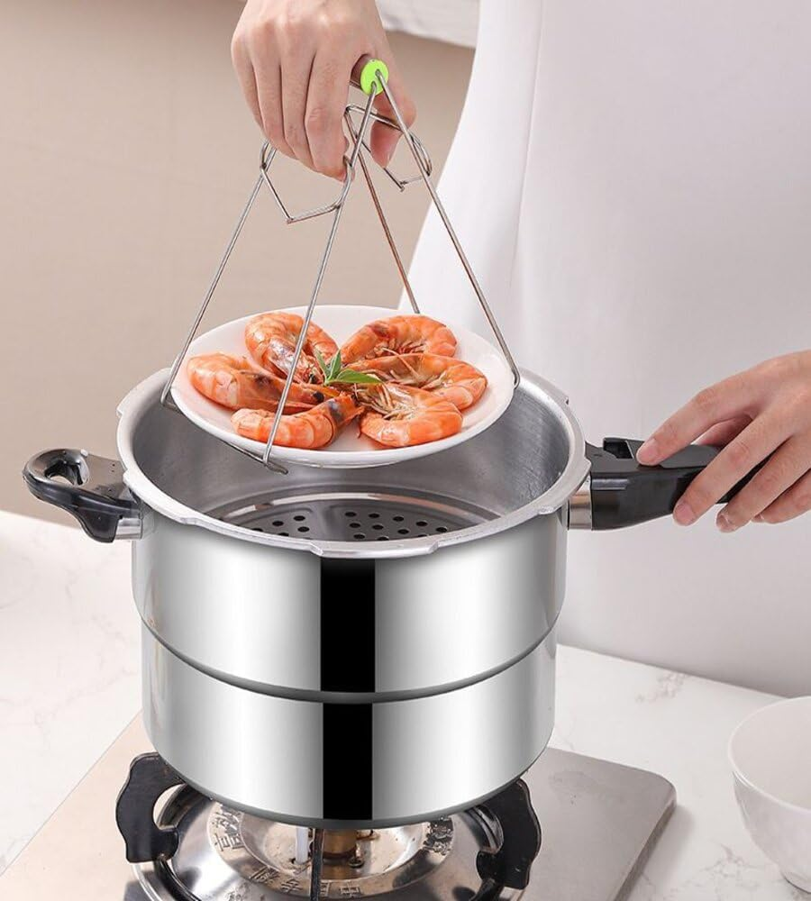 11L Induction Base Aluminium Alloy Pressure Cooker – Non-Stick, Multi-Functional, with Safety Valve & Lid